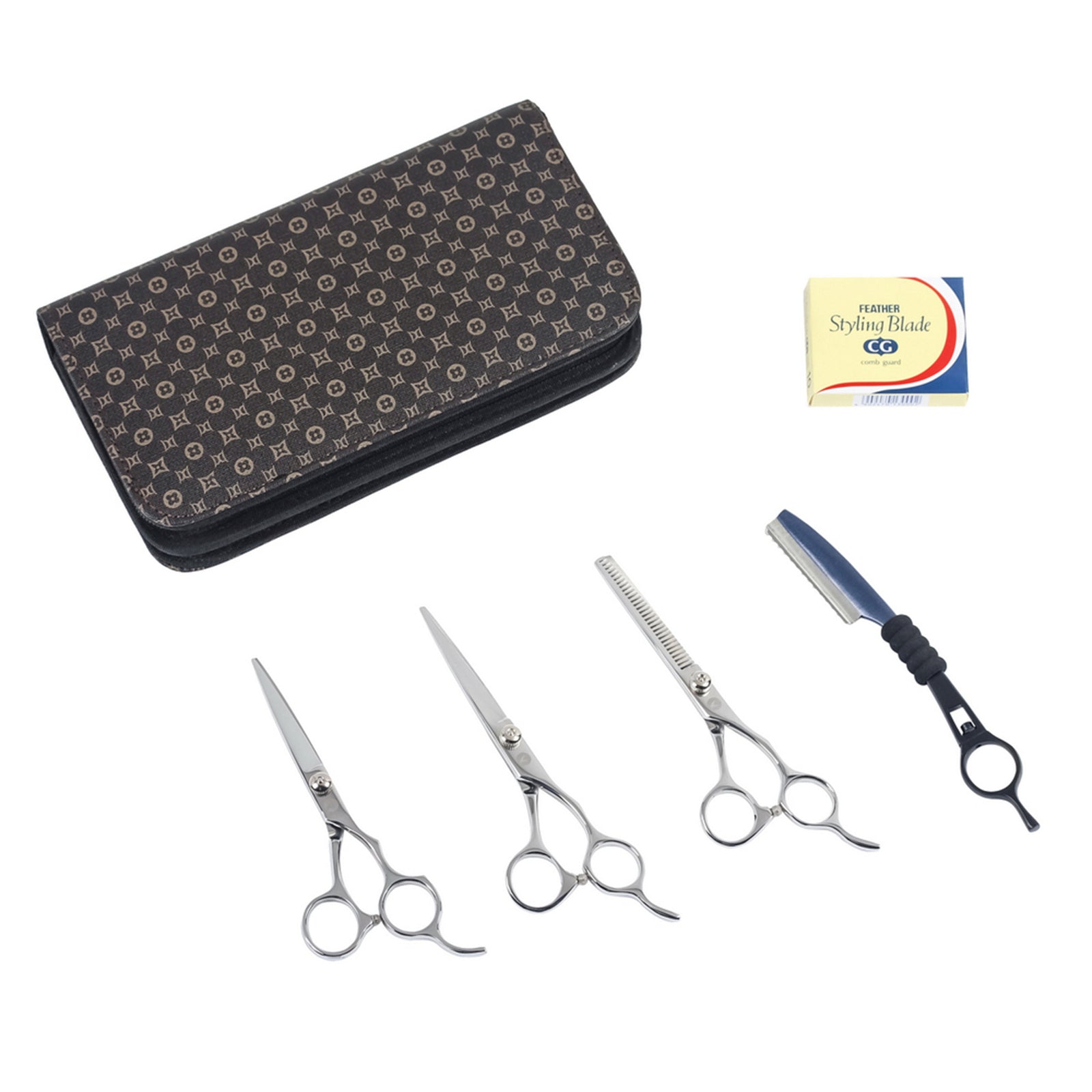 Professional Japan 420A 6-Pcs Shears Set – Tsubame Scissors Professional Japan 420A 6-Pcs Shears Set – Tsubame Scissors